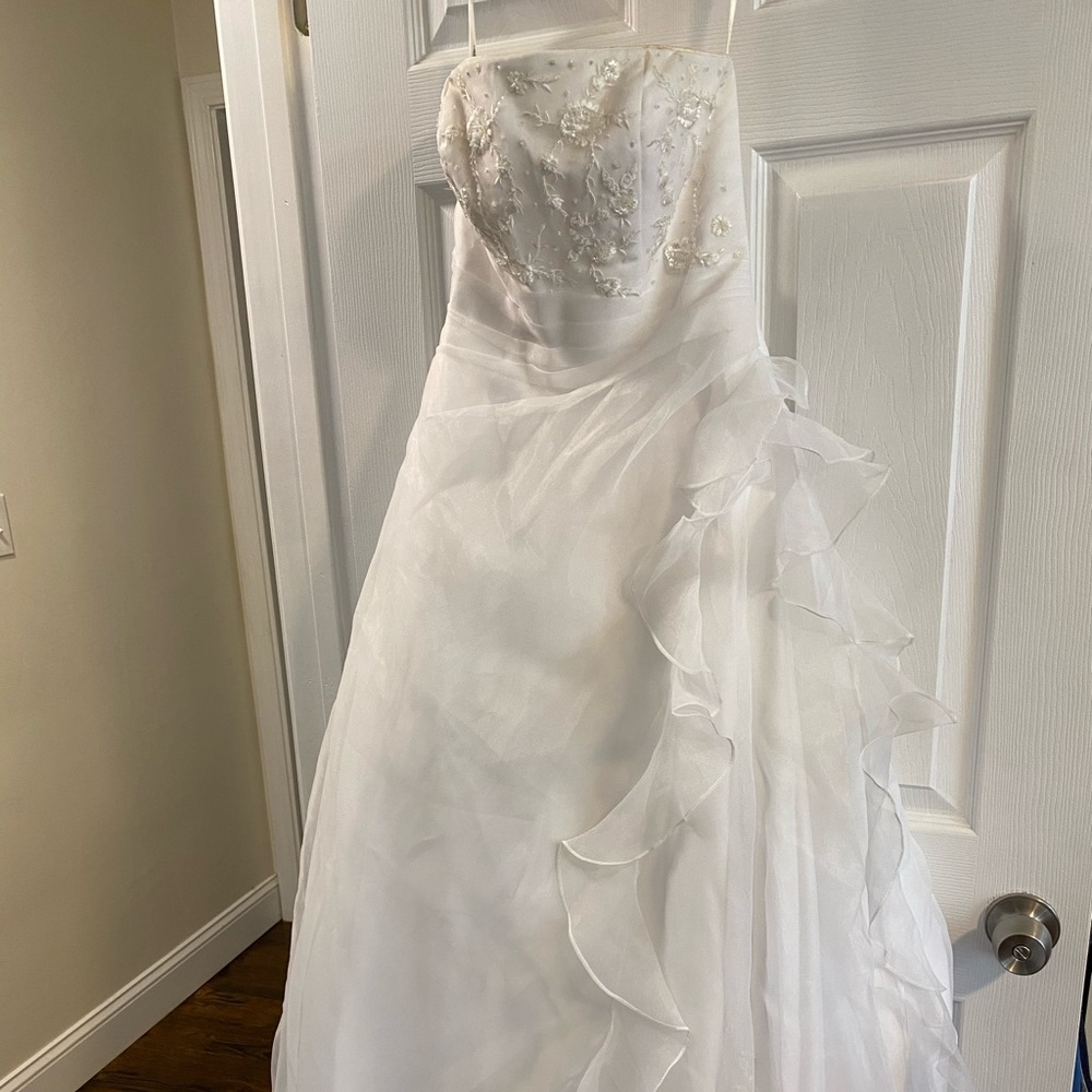 Michaelangelo David’s bridal wedding dress